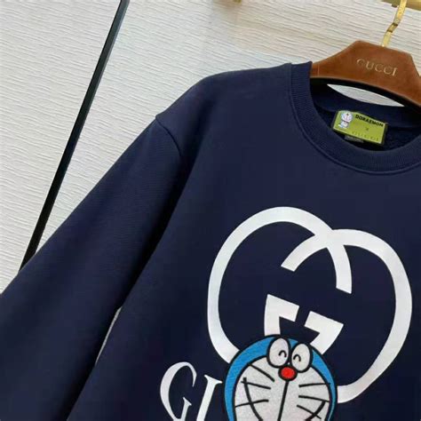 gucci doraemon sweater|Doraemon x Gucci sweatshirt.